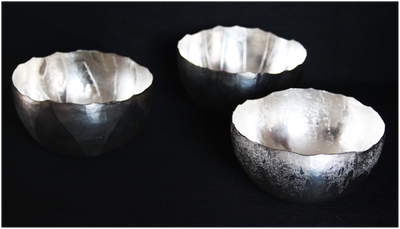etched silver bowls